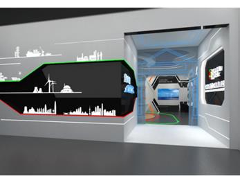上海中電投企業(yè)展廳設計方案